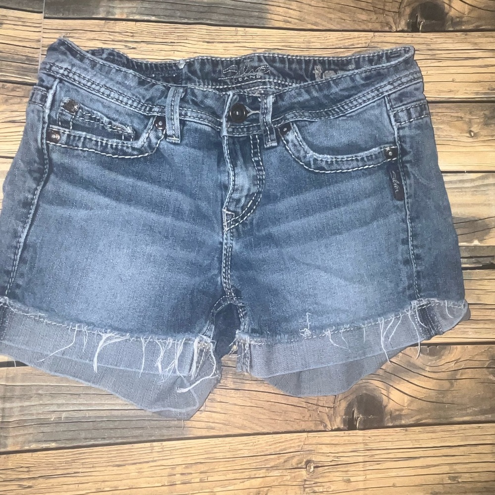 Silver‎ Jeans Medium Blue Denim Shorts